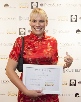 Lorna Jackson Wins Journalist of the Year at the MyFaceMyBody Awards 2014